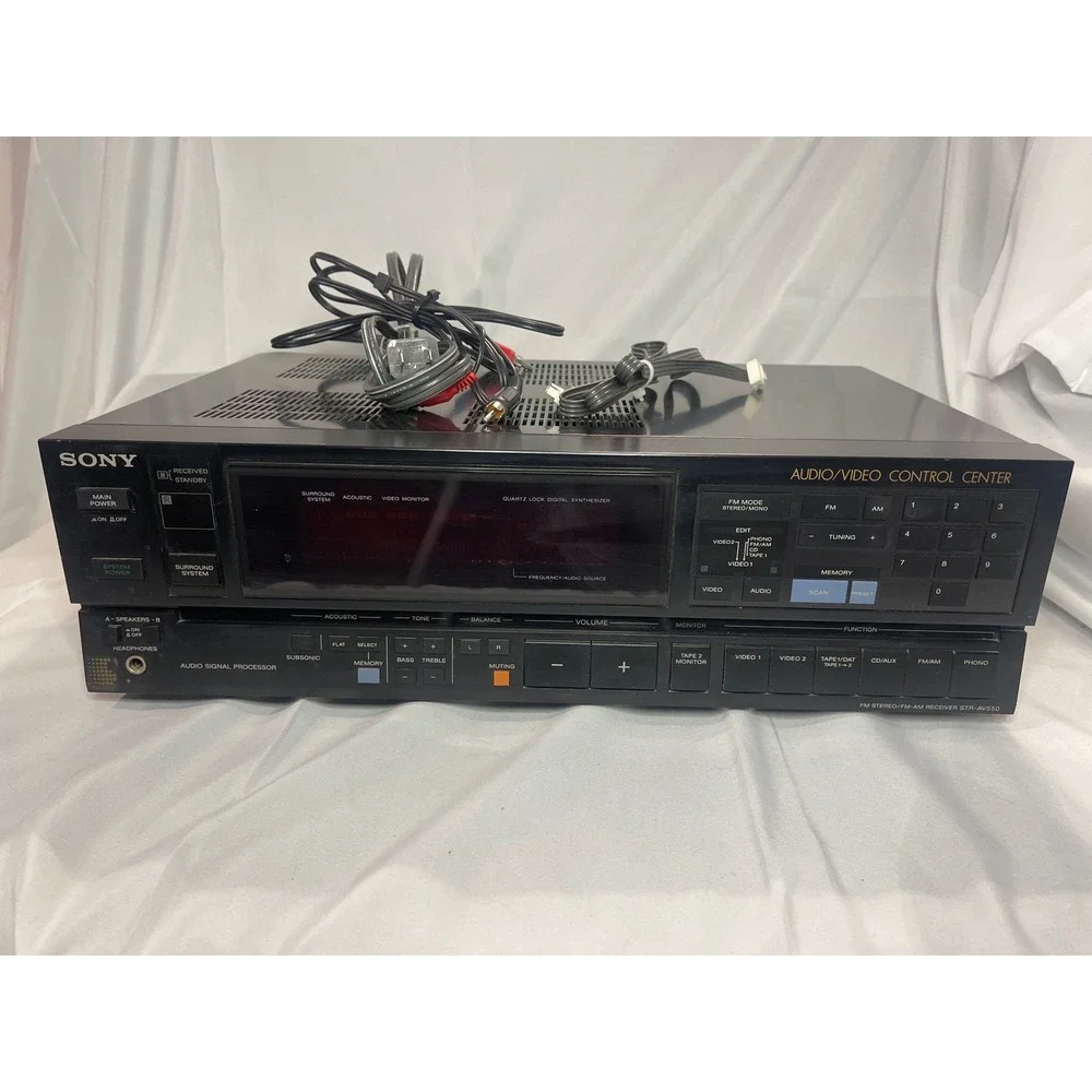 Sony‎ STR-AV550 Audio Video Control Center FM Stereo AM Receiver Black Vintage